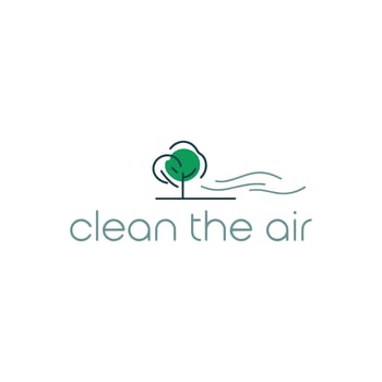 Modern Clean The Air T Shirt Design, Reduce Air Pollution T Shirt Design vector