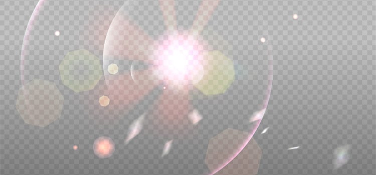 Pink Gold abstract bokeh overlay design. Holiday photo sparkle decoration. elements vector