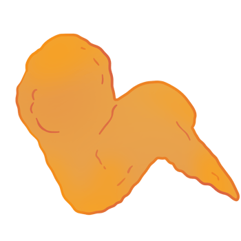 fried chicken leg wing food png
