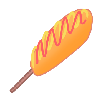corn dog food png