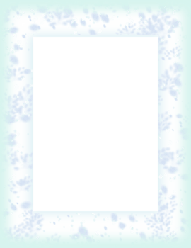 Glass Snowflakes Frame png