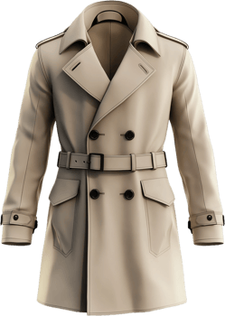 a trench coat on a transparent background png