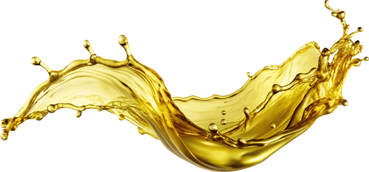 Realistic splash of juice or liquid oil on transparent background. oil wave png