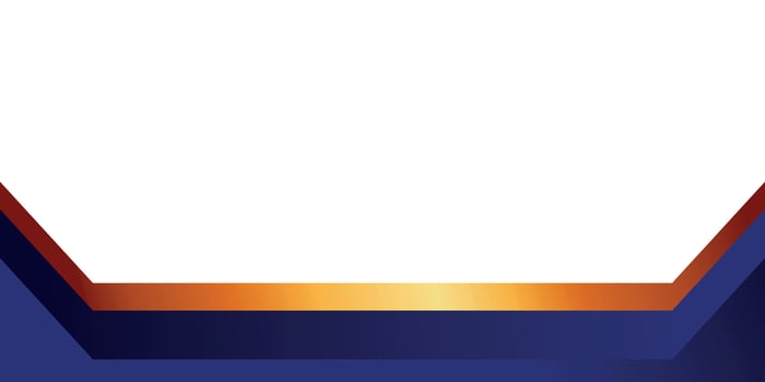 simple gradient blue and gold background vector