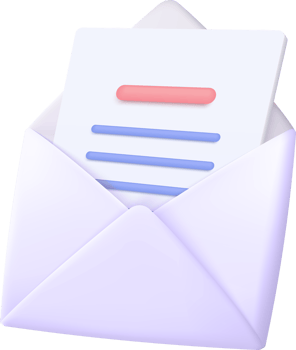 An open envelope with a letter inside png