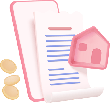 A house and a paper with a house icon png