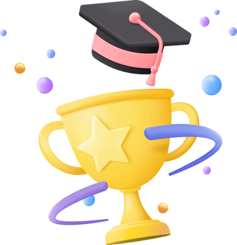 Graduation trophy icon png