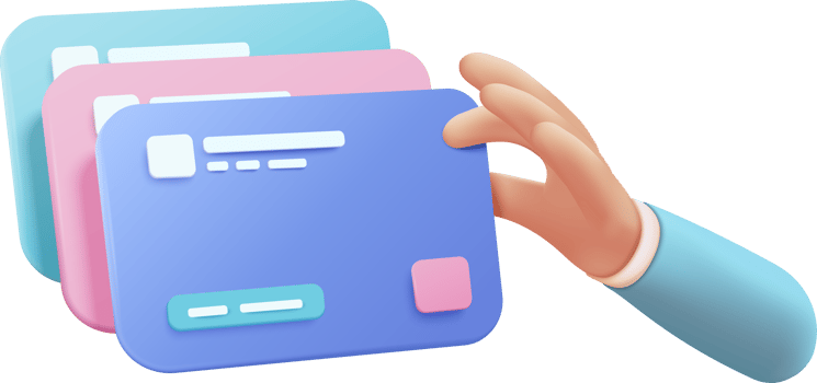 A hand holding a folder with a file in it png