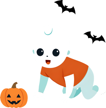 Cute Monster Halloween Costume Clipart for Infants Online. . png
