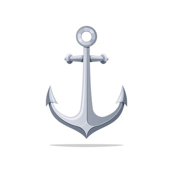 Anchor isolated on white background. vector