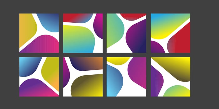 Dynamic Color, Diverse Angles vector