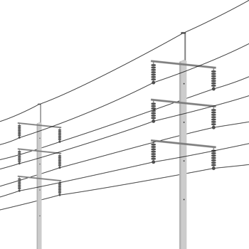 high voltage power electric pole transmit electricity icon png