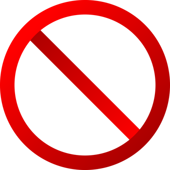 prohibited sign icon png