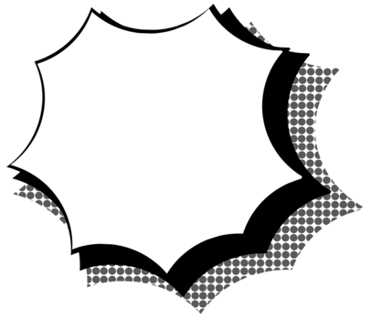 a speech bubble with a black checkered background png