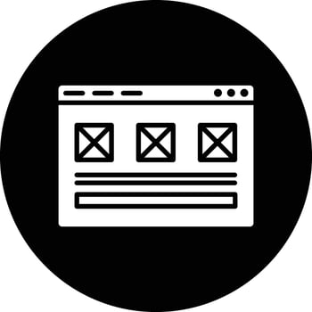Mockup Design Illustration Icon vector