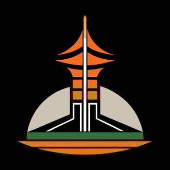 The logo for the japanese baseball team vector