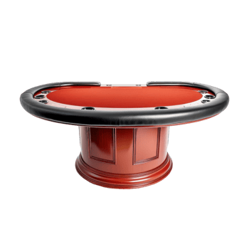 Poker Table front view full length isolate on transparency background png