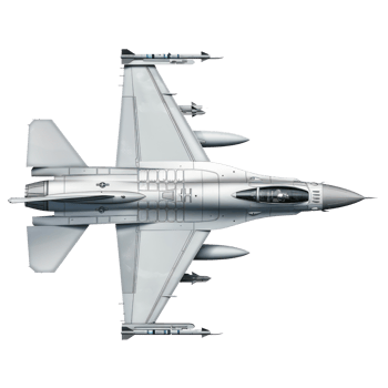 Fighter jet side view full length isolate on transparency background png