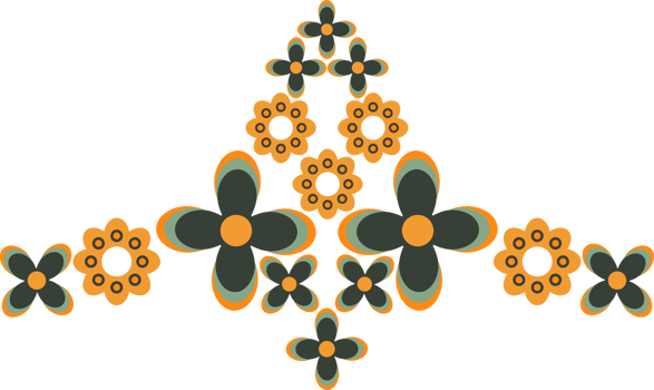 flower petals pattern in soft color png