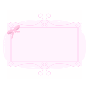 Decorative pink frame png