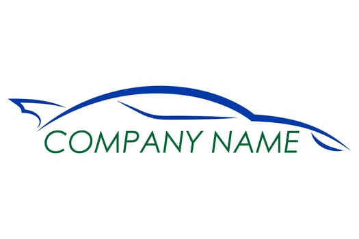 car logo for your business or company illustration on white background vector