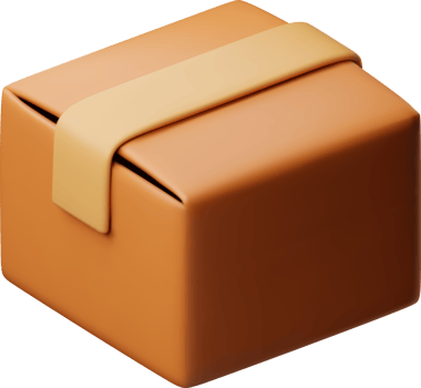 3D carton packaging box png