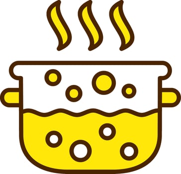 Checkup Filled Yellow Style Icon vector