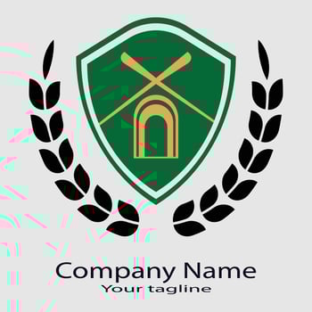 Awesome logo design for an education guide vector