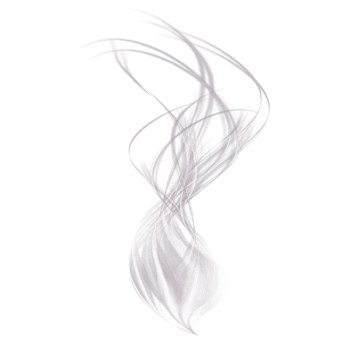 Graceful White Smoke Swirls for Overlay Projects png