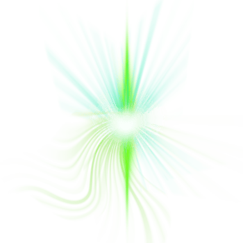 A green and blue butterfly with a bright light png