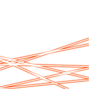 Orange Neon Lines with Light Glow png