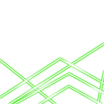 glowing green Neon lines png