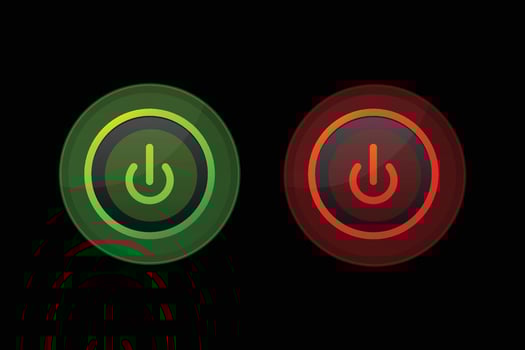 power on off button illustrations vector