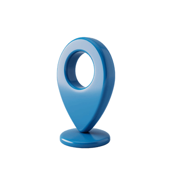 3D Pin Render Illustration for Delivery Location png