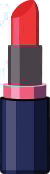 Design of lipstick tube vector