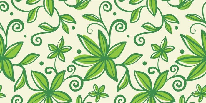 Hand drawn simple abstract flowers print. Trendy collage pattern. Fashionable template for fabric design. vector