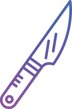 Knife Illustration Icon vector