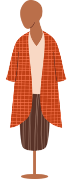 Mannequin with female clothes png