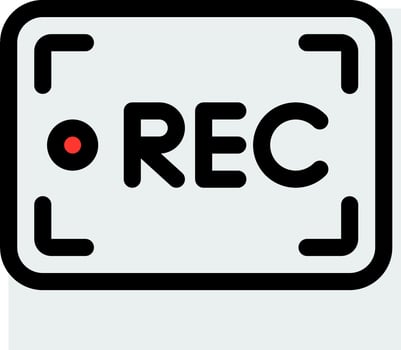Recorder icon illustration vector