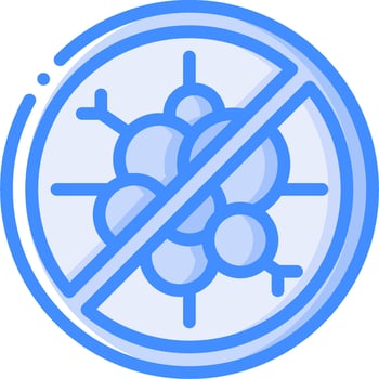 No virus icon illustration vector