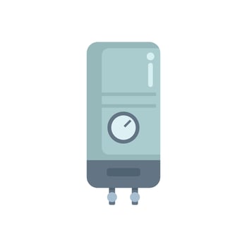 Electric water heater providing hot water for home consumption vector