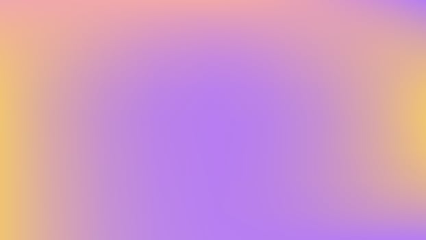 Hologram gradient with abstract purple fluid pattern. Iridescent neon color bg with mesh for liquid effect. Trendy bright yellow ombre with unicorn cosmic gradation for banner cover. Disco soft vector