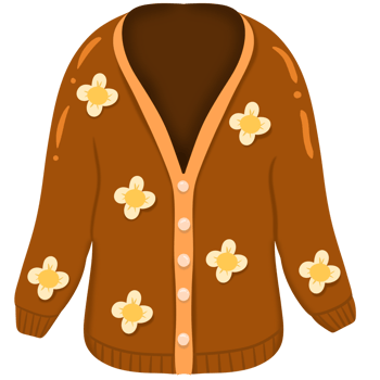 Autumn fashion long sleeve sweater png