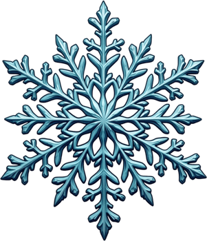 Snowflake for Winter and Holiday png
