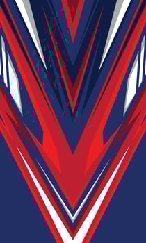 Abstract geometric modern background for sublimation print sports jersey vector