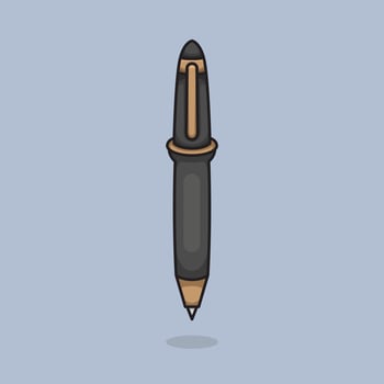 Office Pen Ballpoint design illustration and icon for website, digital and print vector