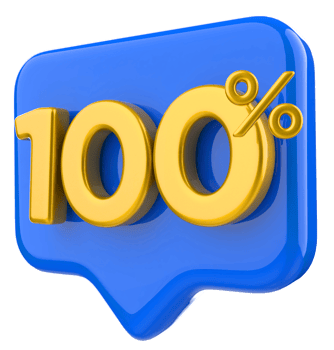 100 percent offer in 3d png