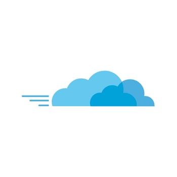 Cloud illustration icon vector