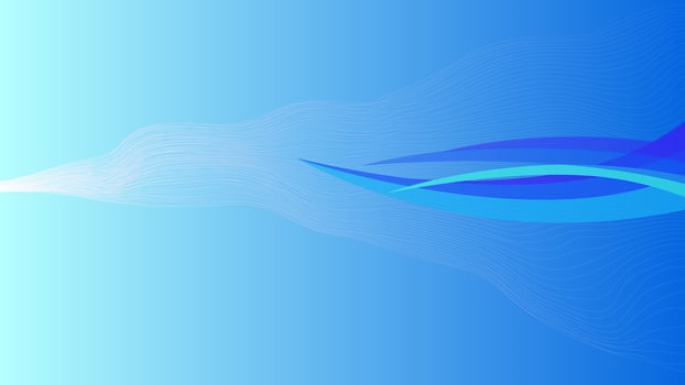 abstract blue background with some smooth lines in it vector