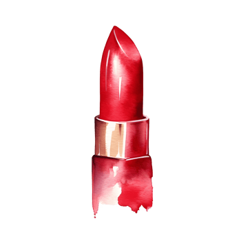 Lipstick watercolor illustration png